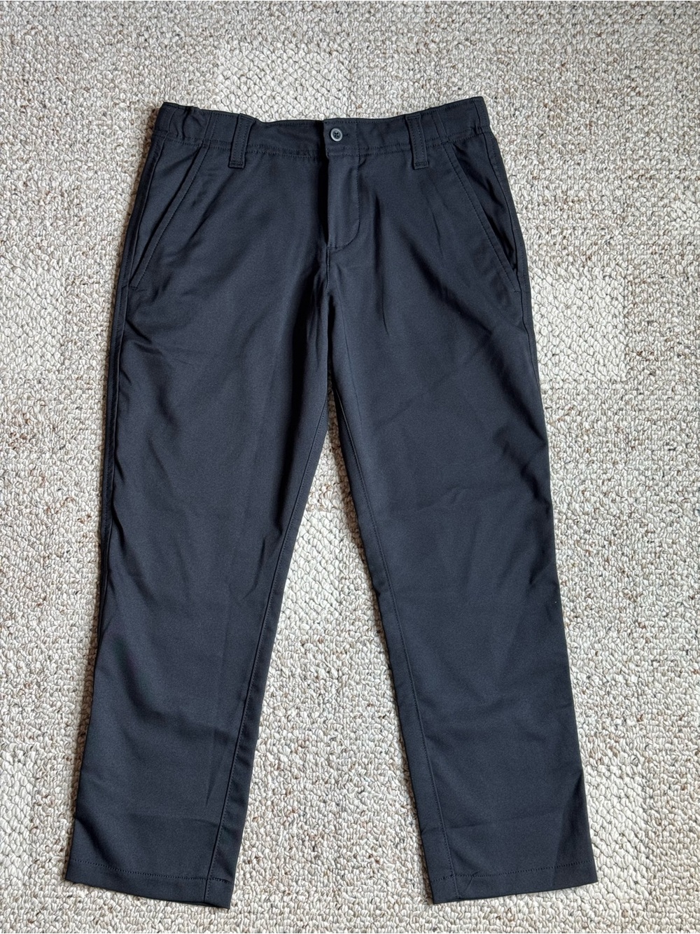 Under Armour Boys Black Golf Pants | Youth Small (YSM) | Performance Stretch
